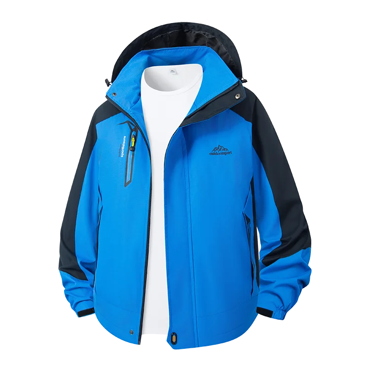 Men's Waterproof Rain Jacket Outdoor Lightweight Softshell Raincoat for Hiking Travel Trekking Camping Jacket Windbreaker Women