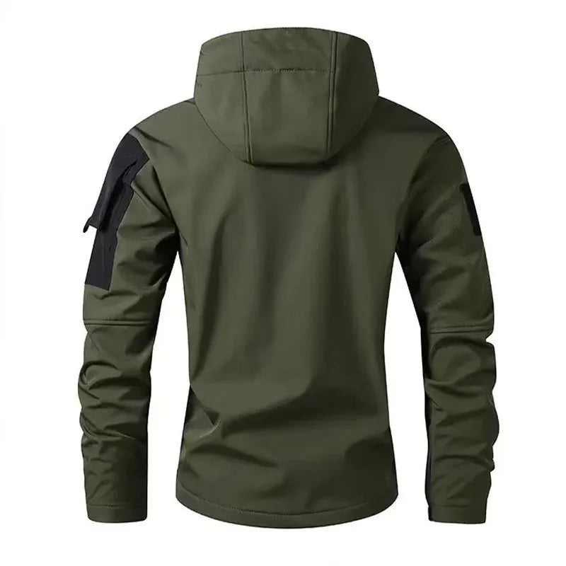 Men's Winter Autumn SoftShell Fleece Waterproof Jackets Cargo Hood Coats Fishing Hiking Camping Climbing Skiing Pants Trousers