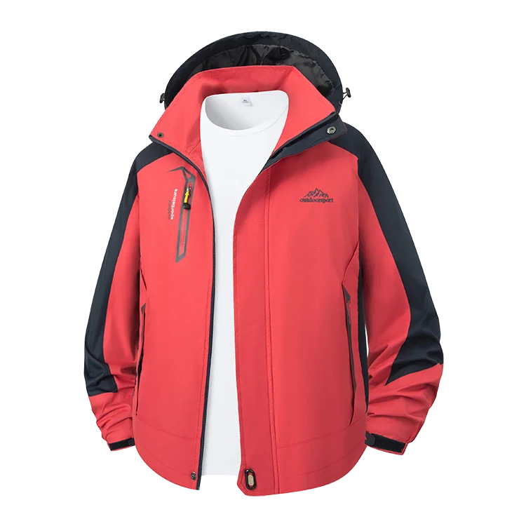 Men's Waterproof Rain Jacket Outdoor Lightweight Softshell Raincoat for Hiking Travel Trekking Camping Jacket Windbreaker Women