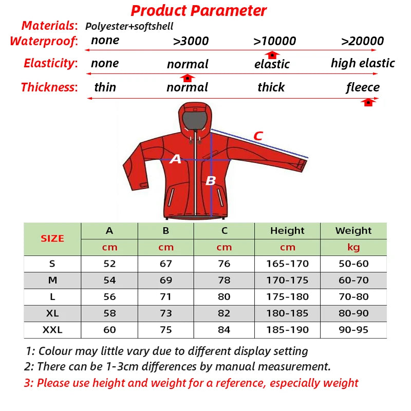 Customize LOGO Waterproof Windproof Hiking Clothing Warm Fleece Winter Hooded Softshell Jacket Men Skiing Fishing Hunting Coat