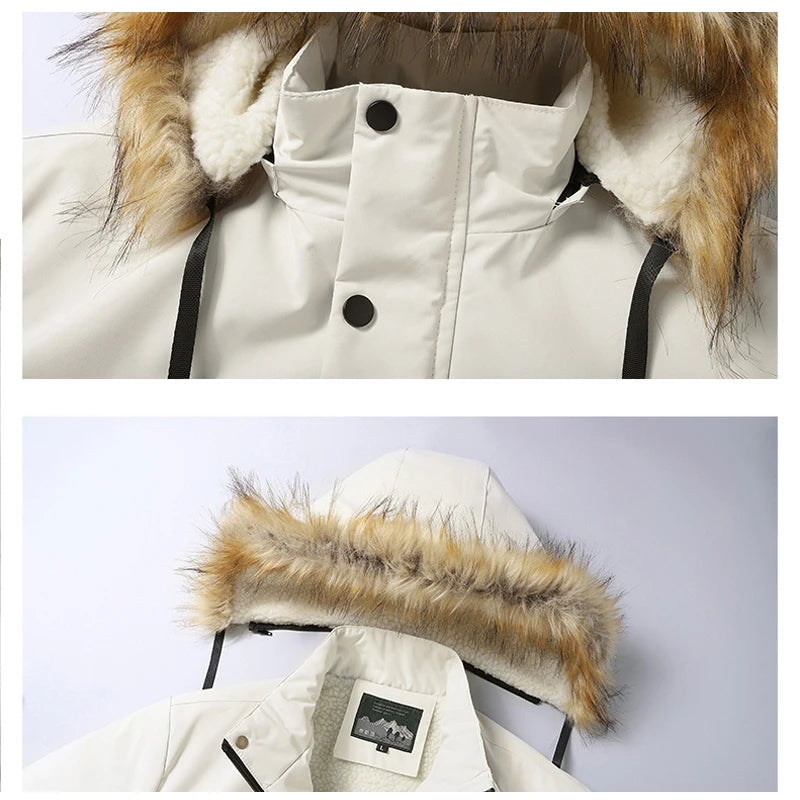 New Outdoor Warm plush Waterproof SoftShell Hiking Jacket Windbreaker Ski Coat Hiking Rain Camping Fishing Tactical Clothing Men