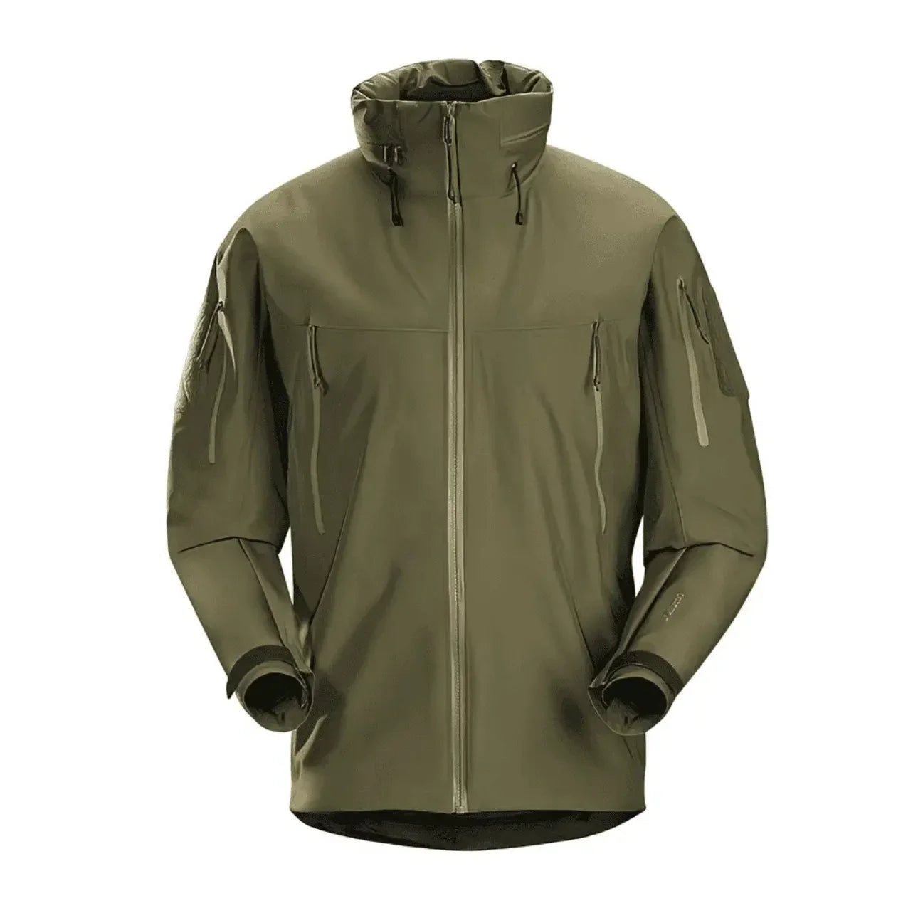 ARC LEAF GEN2 Three Layer Taped Seam Tactical Hard Shell Jacket Men's Outdoor Waterproof Windproof Hooded Coat Hiking Camping