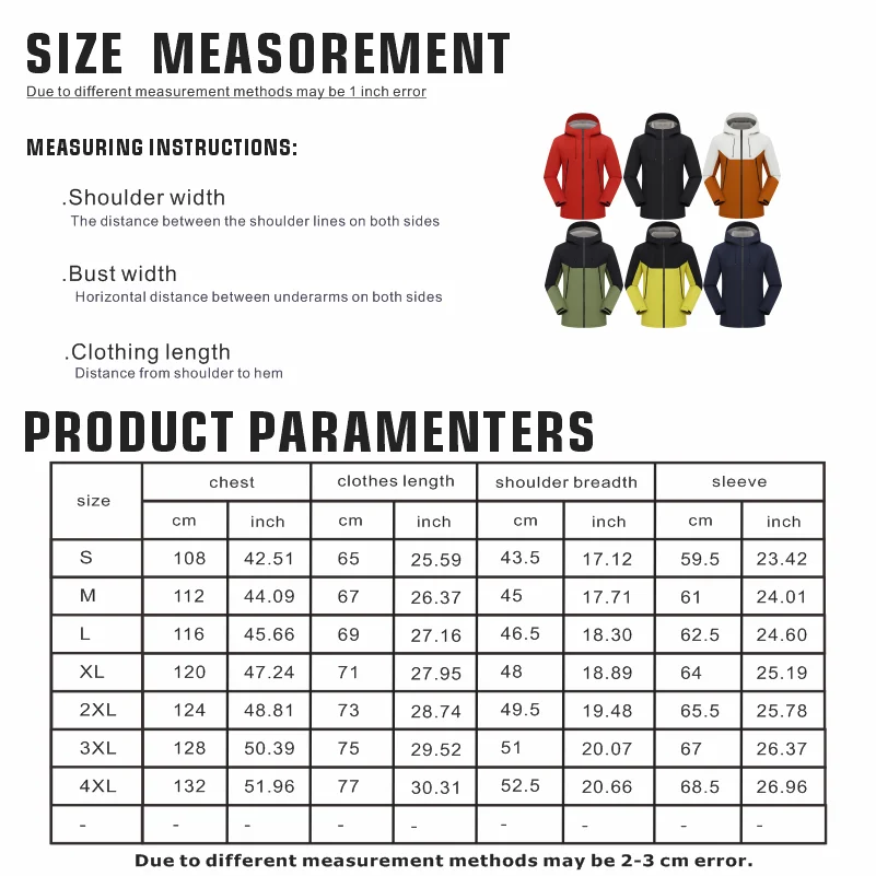 Thicken Jackets New Men Waterproof Windproof Breathable Jacket Fashion Outdoor Mountain Hiking Softshell Jacket