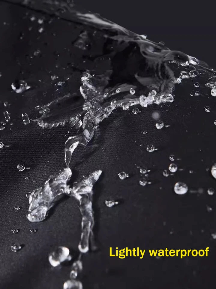 Waterproof Jacket Men Outdoor Windbreaker Jacket Removable Hooded Full Zip Coats Men Lightweight Softshell Outerwear Spring Fall